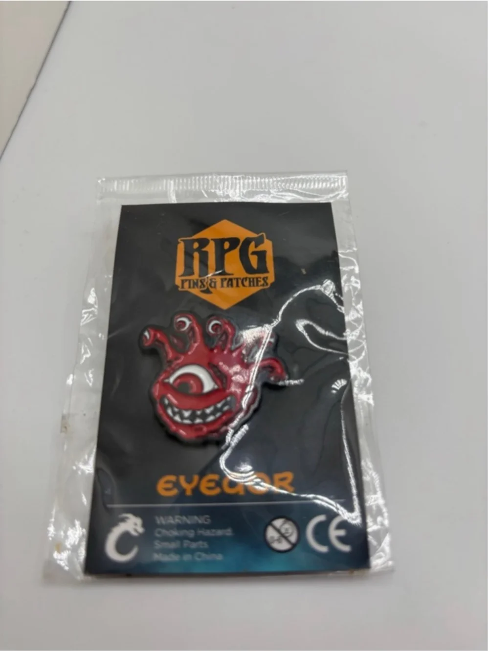 RPG Pins & Patches Eyegor Red